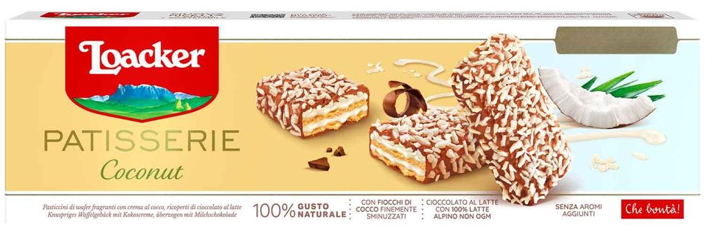Loacker Gran Pasticceria Kokosowe ciasteczka waflowe z Zdjęcie produktu 