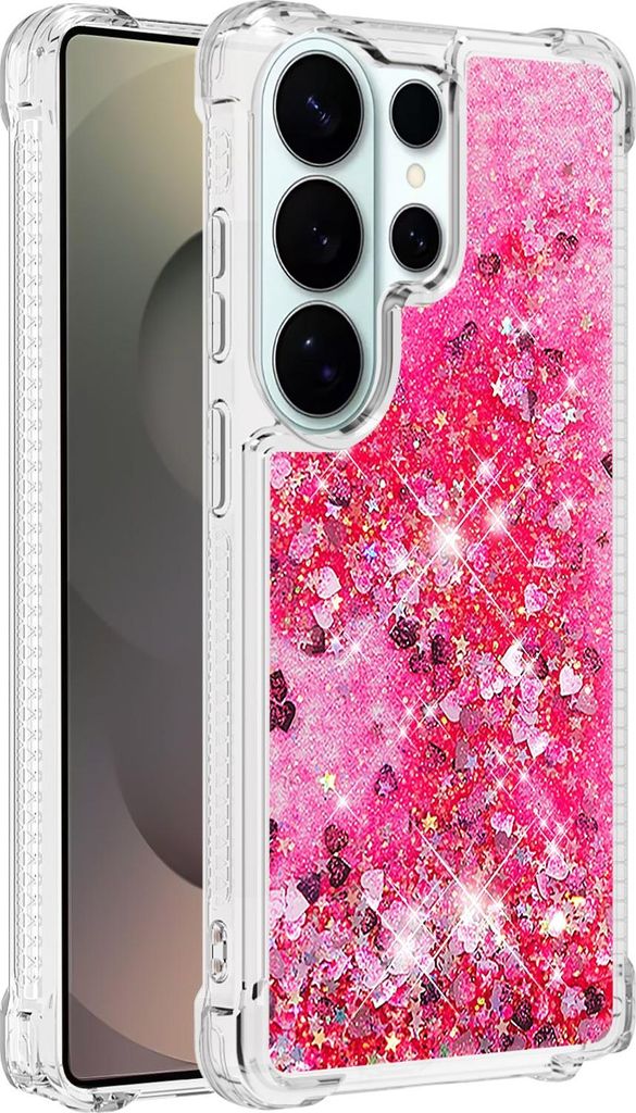 Samsung Galaxy S26 Ultra Hülle - Coverup Liquid Glitzer Back Cover - Rosa