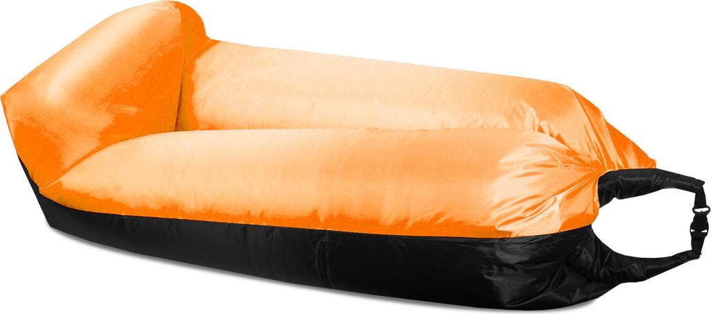 Aga Nadmuchiwana sofa LAZY BAG 230x70 cm Czarny/Czerwony Zdjęcie produktu 