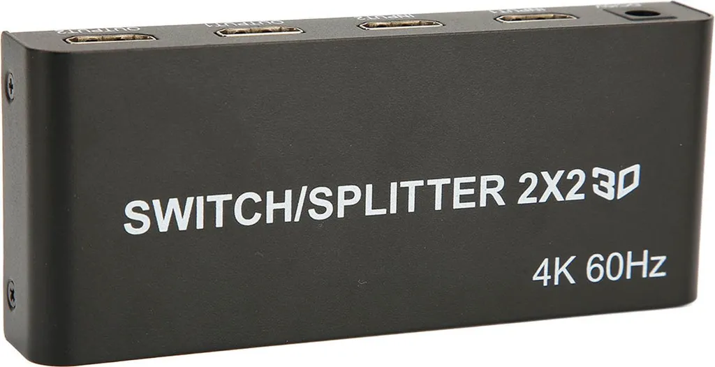 Commutateur HDMI 4K 2 entrées 2 sorties Plug-and-Play Format Compact - 7
