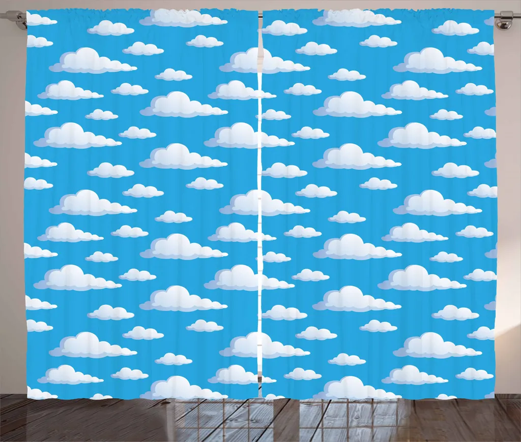 Tenda ABAKUHAUS Scena Celeste Azzurro 280x245 cm - Arredo Moderno