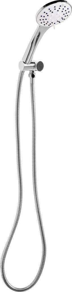 BELIANI Duschkopf mit Brauseschlauch Silber ABS Edelstahl 4 Strahlarten Modern Klassisch Handbrause Set für Badezimmer Dusche