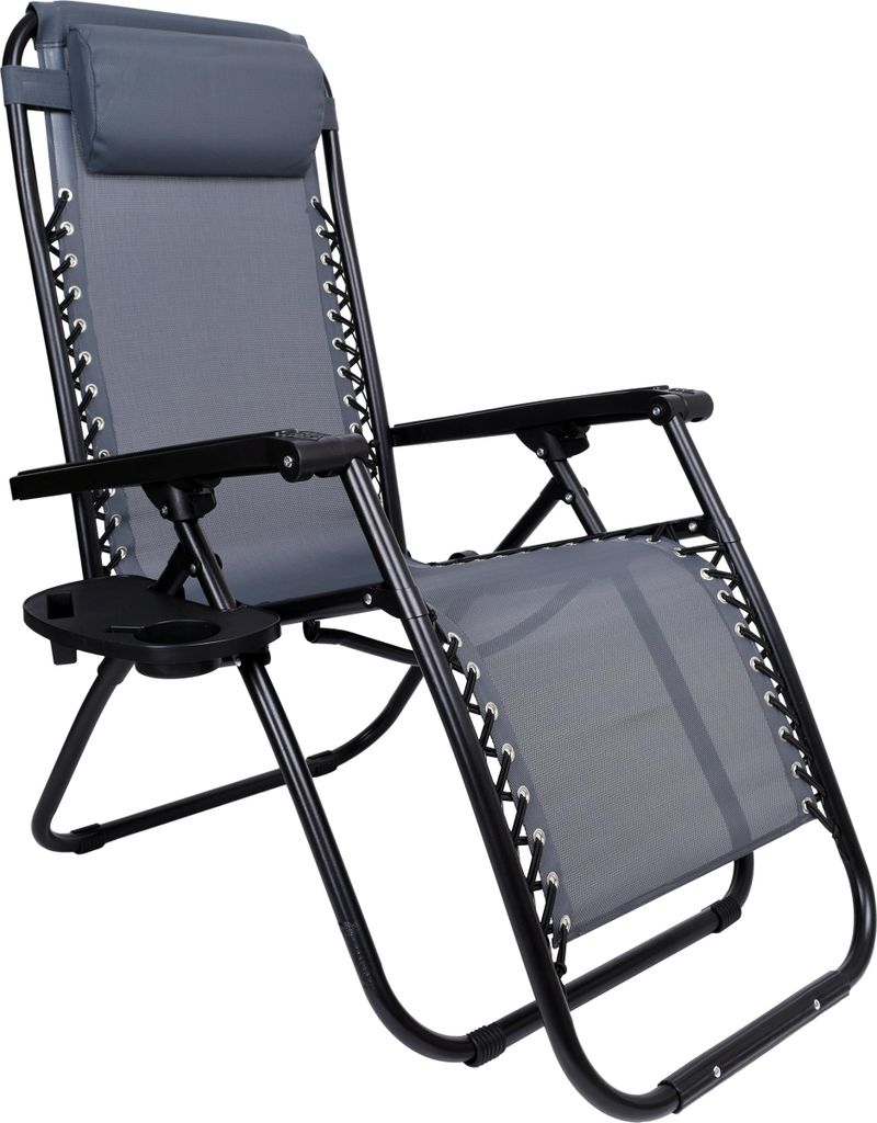 Orion Zero Gravity Gartenliege grau