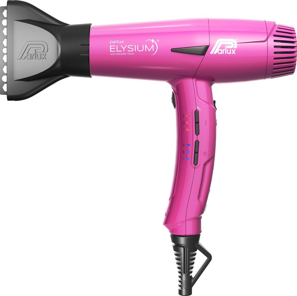 Parlux Elysium + Magic Compact Fuchsia - Haartrockner mit Diffusor