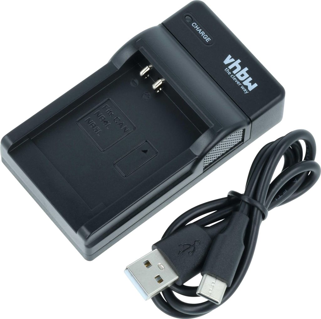 vhbw USB Ladegerät kompatibel mit Canon Digital Ixus 110 Produktbild 