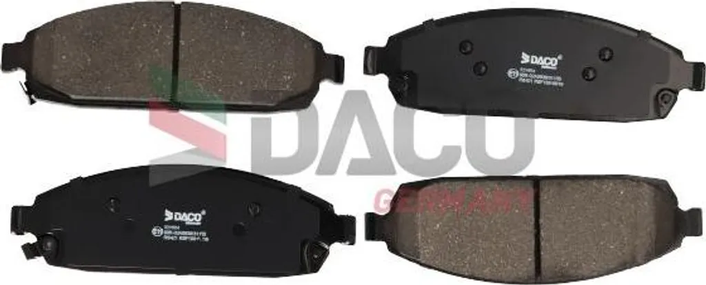 Plaquettes de frein 321604 avec technologie anti-bruit pour Jeep Commander OE