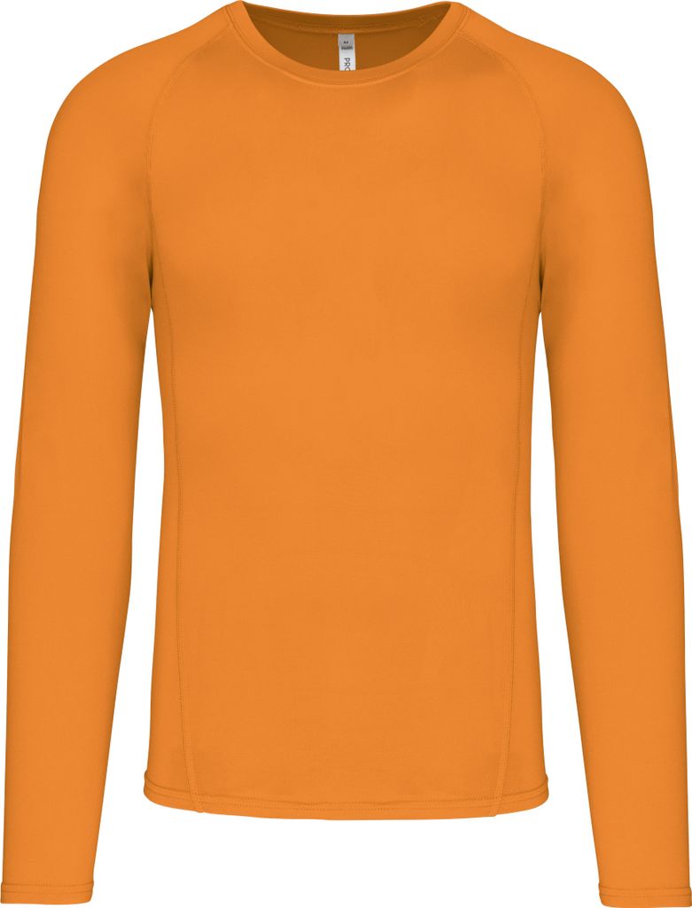 PROACT Langarm Doppelhaut T-Shirt. Schnelltrocknend