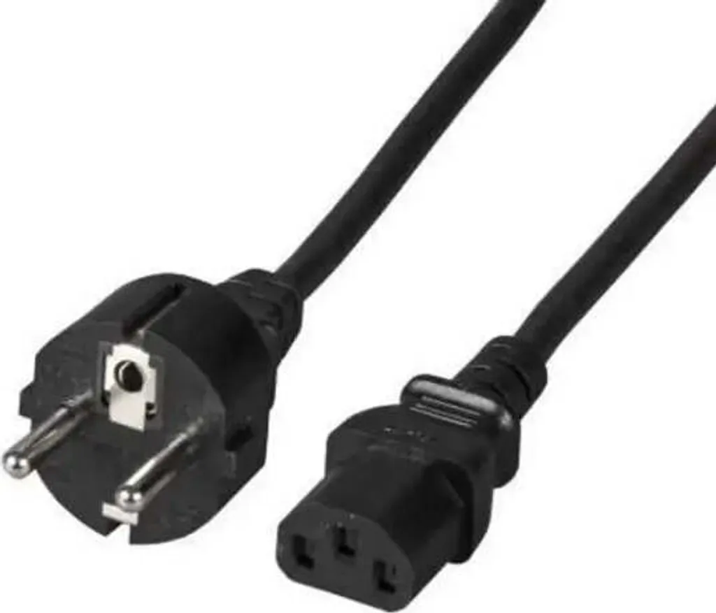 Cavo di alimentazione FSP Group, Shuko, presa a 3 pin (IEC C5), 1,8 m, nero