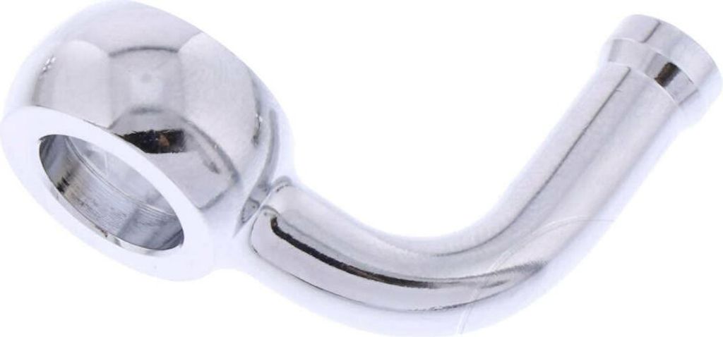 STAHLFLEX TYP019 verchromte 10mm 90° Ringanschluss