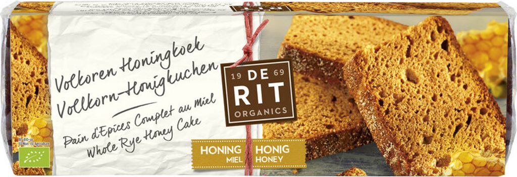 De Rit - Vollkorn-Honigkuchen, klein - 300g Produktbild 