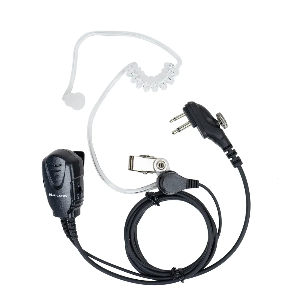 Micro-oreillette Midland MA31-M avec bouton PTT pour G15 G18 et PRO