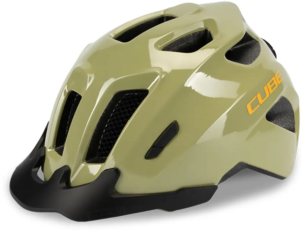 Casque VTT Enfant Cube Fink Junior Vert XS - Pour Sorties Forêt et Parc