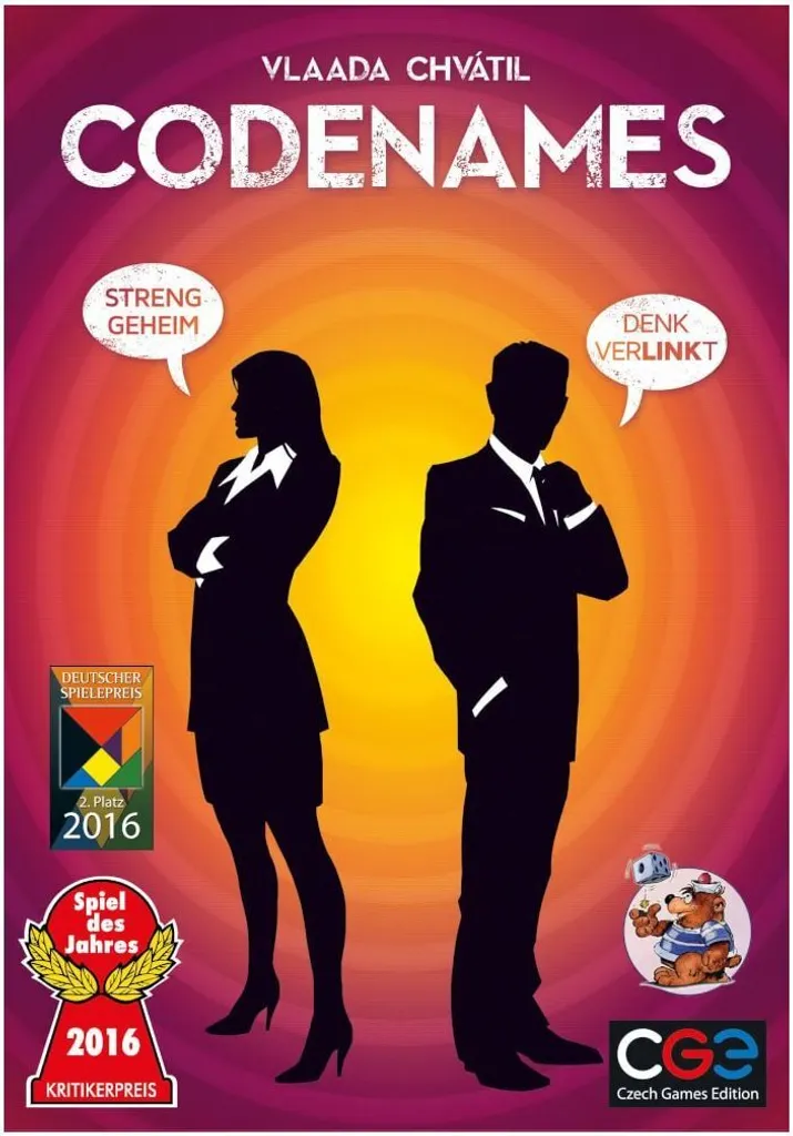 Codenames Jeu de Société d'Association d'Idées et de Déduction Version FR - 2