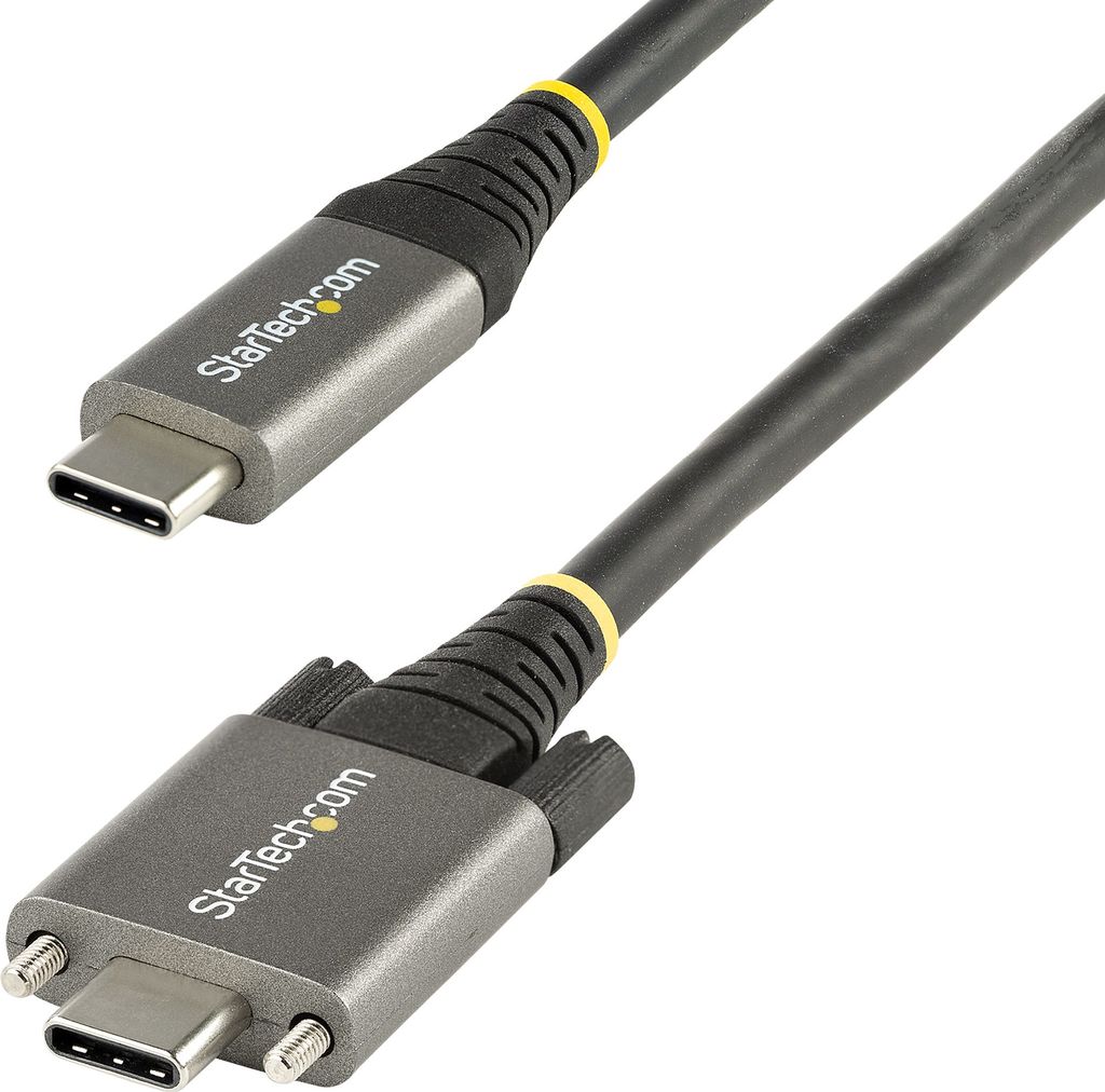 StarTech.com USB-C Kabel 1m, Schraubensicherung, 10 Gbps, Produktbild 