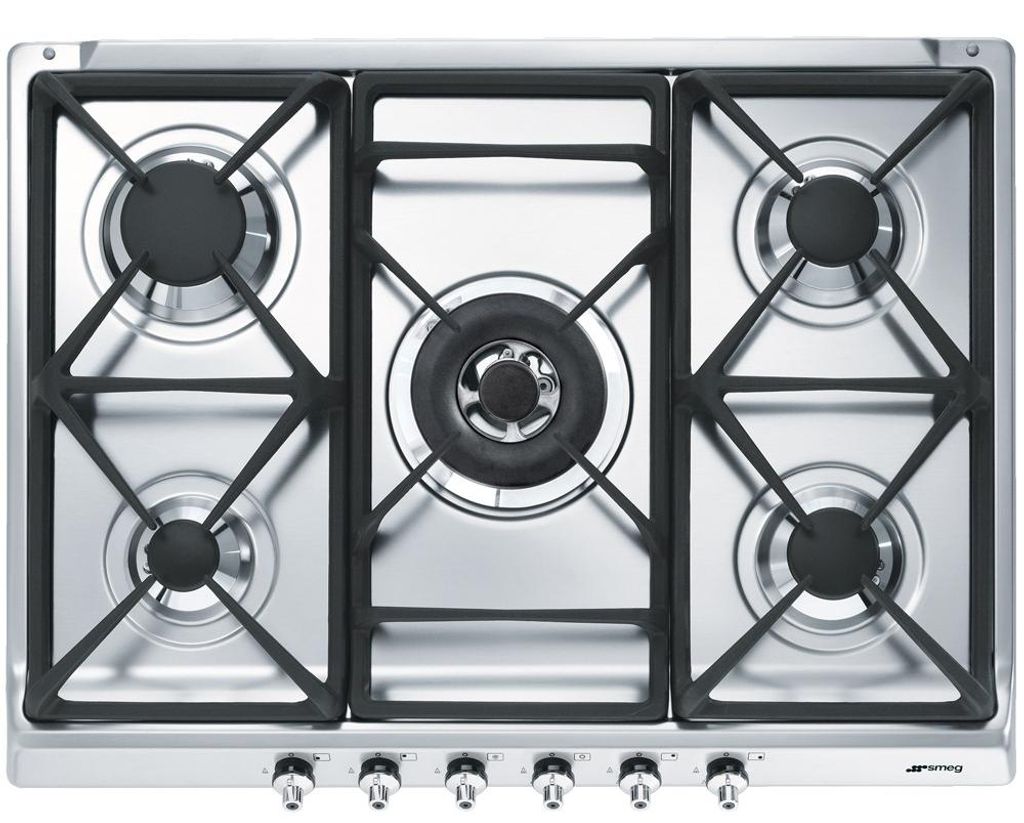 Smeg SE70SGH-5, Edelstahl, Integriert, Gaskochfeld, 5 Produktbild 