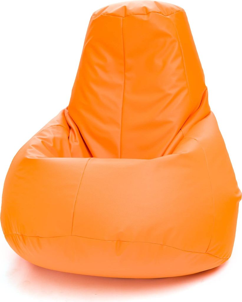Ecopuf, Active, Sitzsack Pouf, Sack Poufsessel Pufsack, 90x130 cm, Orange E4