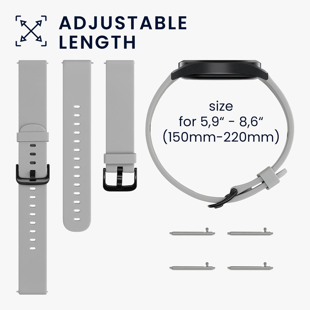 kwmobile 2x Sportarmband kompatibel mit Huami Amazfit Bip S Produktbild 5