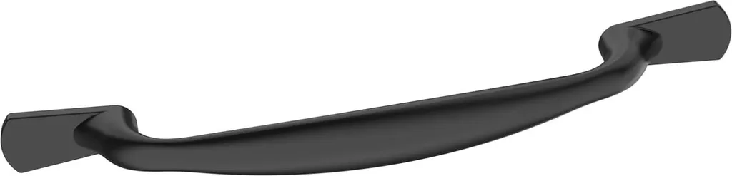 Lot de 10 poignées de cuisine design noir mat 96mm accessoires meuble