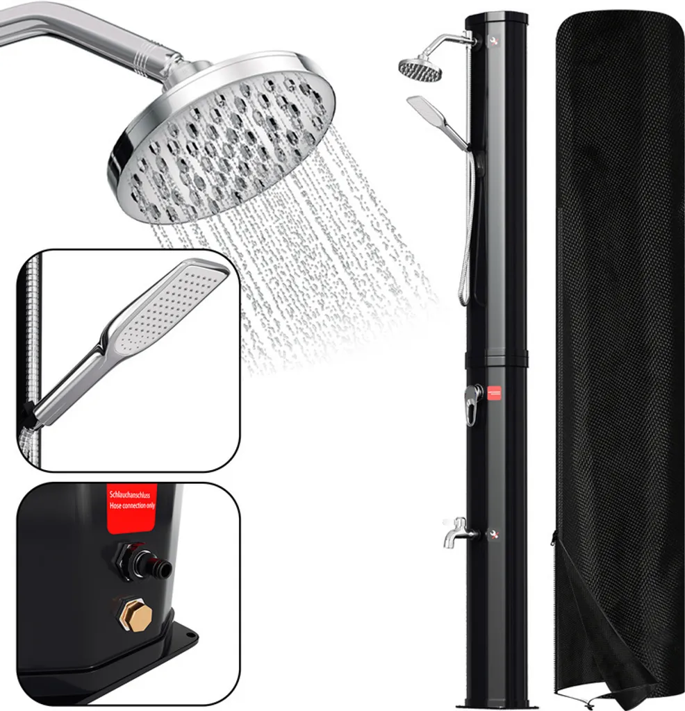 Yakimz Doccia Solare Giardino 40L con Miscelatore e Doccetta | Offerta