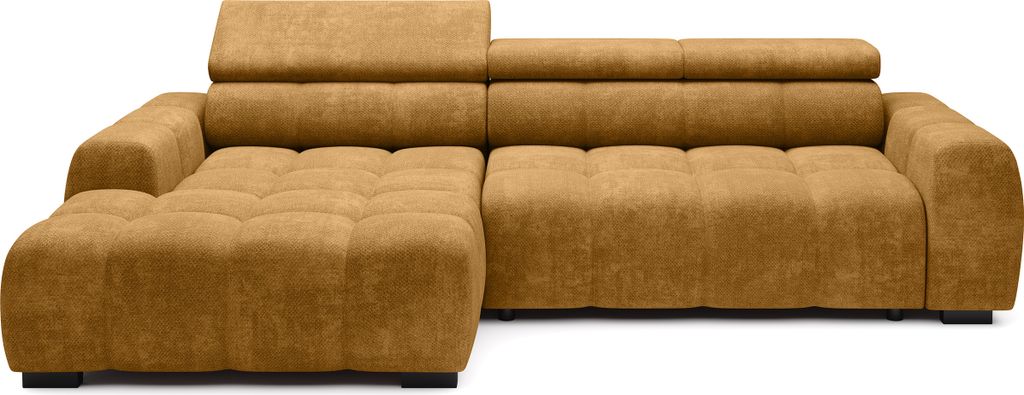 DomoHome Ecksofa BULL – Modernes stilvolles Eckcouch, Verstellbarer Sitz, Ohne Schlaffunktion, Hochwertiger Eden-Stoff, Linkes Layout, Maße: 285...