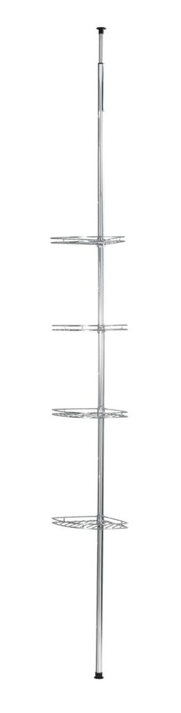 WENKO scaffale telescopico per doccia scaffale angolare per Immagine del prodotto 