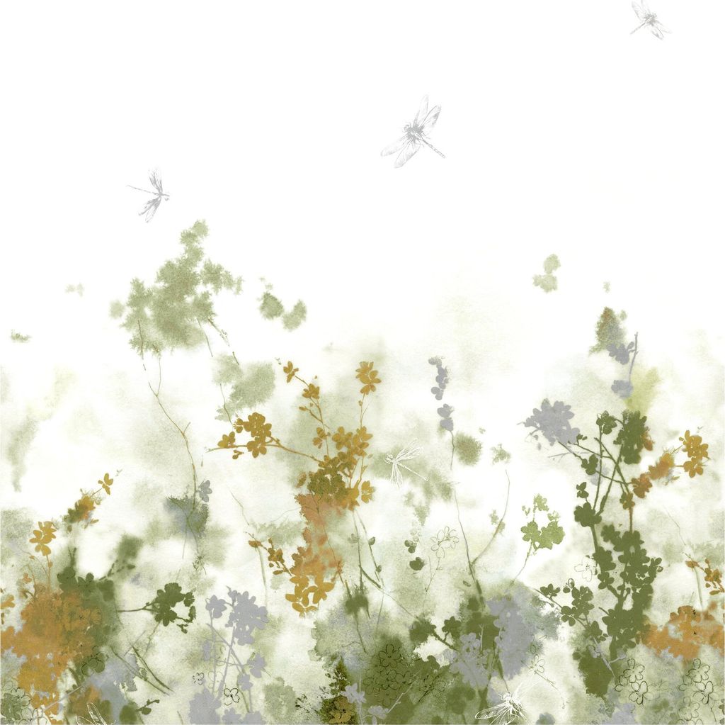 Fototapete 360943 Vliestapete Blumen Floral 212 x 300 cm Rasch Selection Grün
