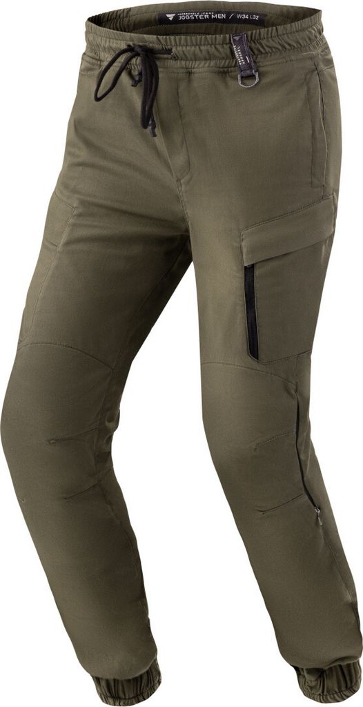 SHIMA Joggster, motocyklové textilné nohavice, farba khaki, Obrázok produktu 
