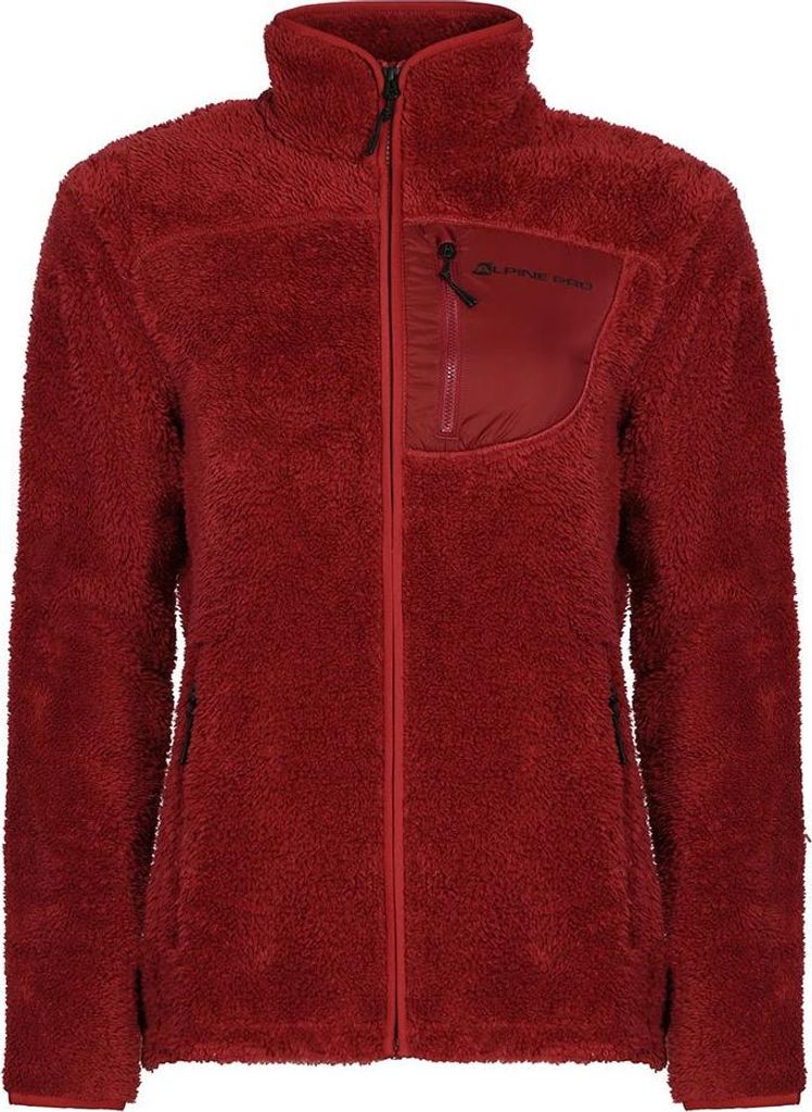 Alpine Pro Ferada Fleece Mit Durchgehendem Reißverschluss Rot 2XL Damen Rot 2XL