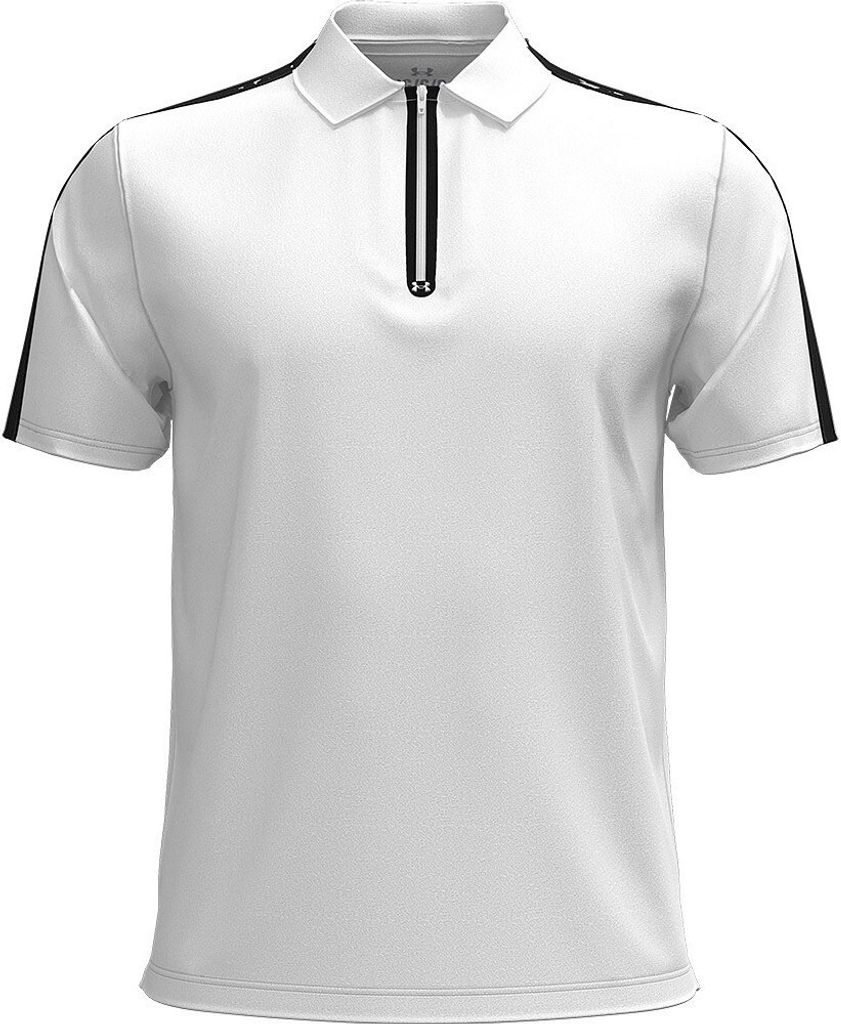 Under Armour Golf Drive Zip Kurzarm-poloshirt Weiß M Herren Weiß M