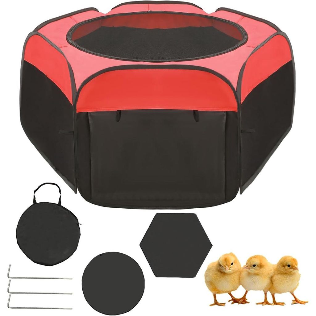Kükenstall Starter Set faltbar, Küken Gehege mit Deckel, Produktbild 