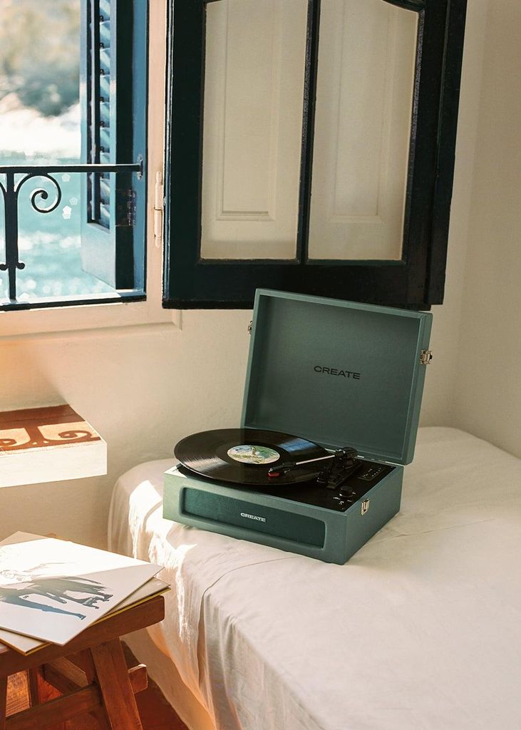 RECORD PLAYER RETRO - Retro-Plattenspieler mit Bluetooth, Produktbild 