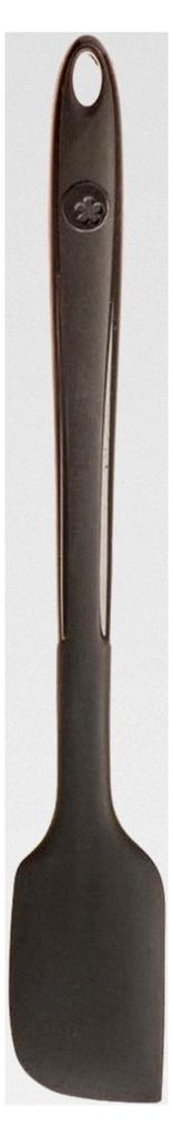 Teigschaber M | Premium-Silikon | Hitzebeständig | Spülmaschinengeeignet | 28 cm | Farbe: Anthrazit