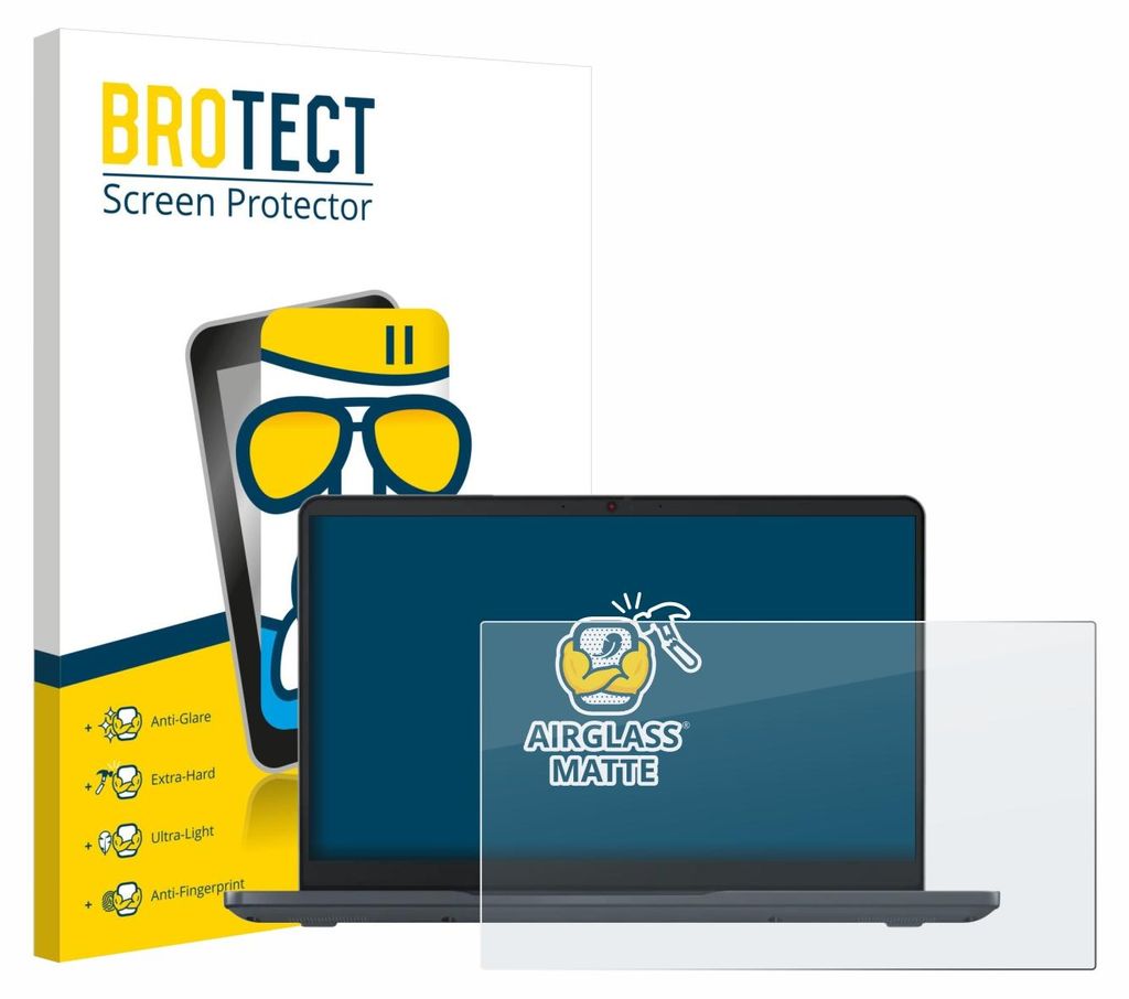 BROTECT Entspiegelungs Schutzglas für Lenovo Chromebook 14e Gen 3 Schutzfolie Panzer Folie Glas Display Schutz matt