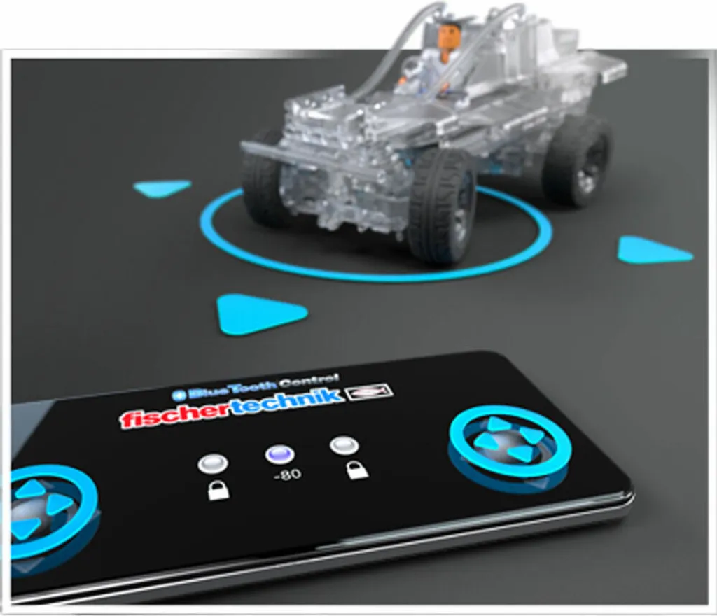 Fischertechnik Plus Control Set 563931 Kit de Commande Bluetooth dès 7 Ans