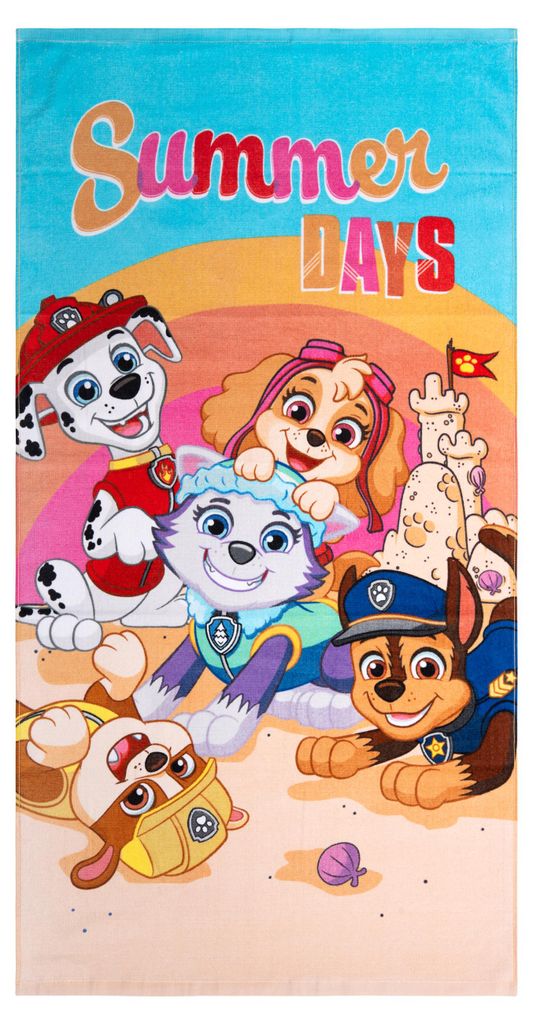 Paw Patrol - Badetuch - Summer Day - ca. 70 x 140 cm Produktbild 