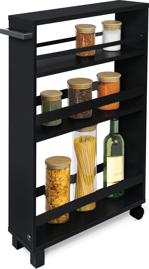 Mobiletto con Ruote Bomoe Hylla - Risolvi il Disordine in Cucina 15cm