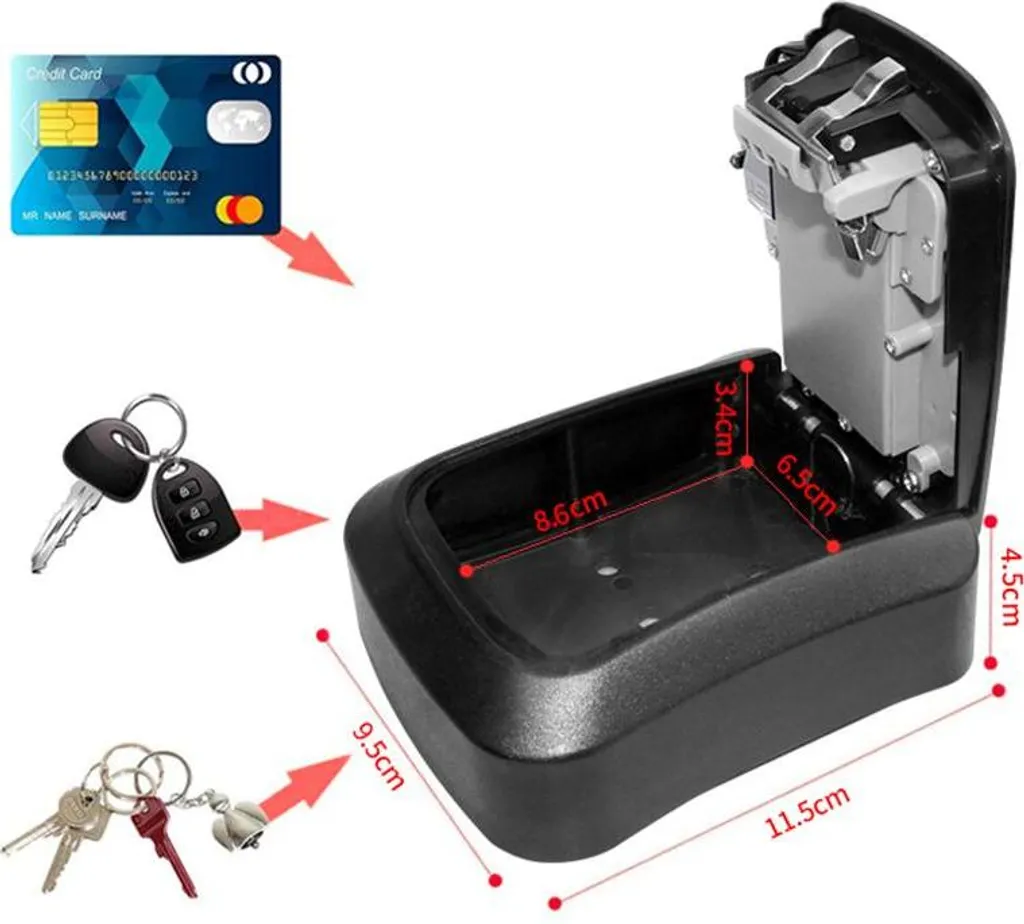 Boîte à clés intelligente BOT SKB1 TTLock pour fixation murale extérieure - 10