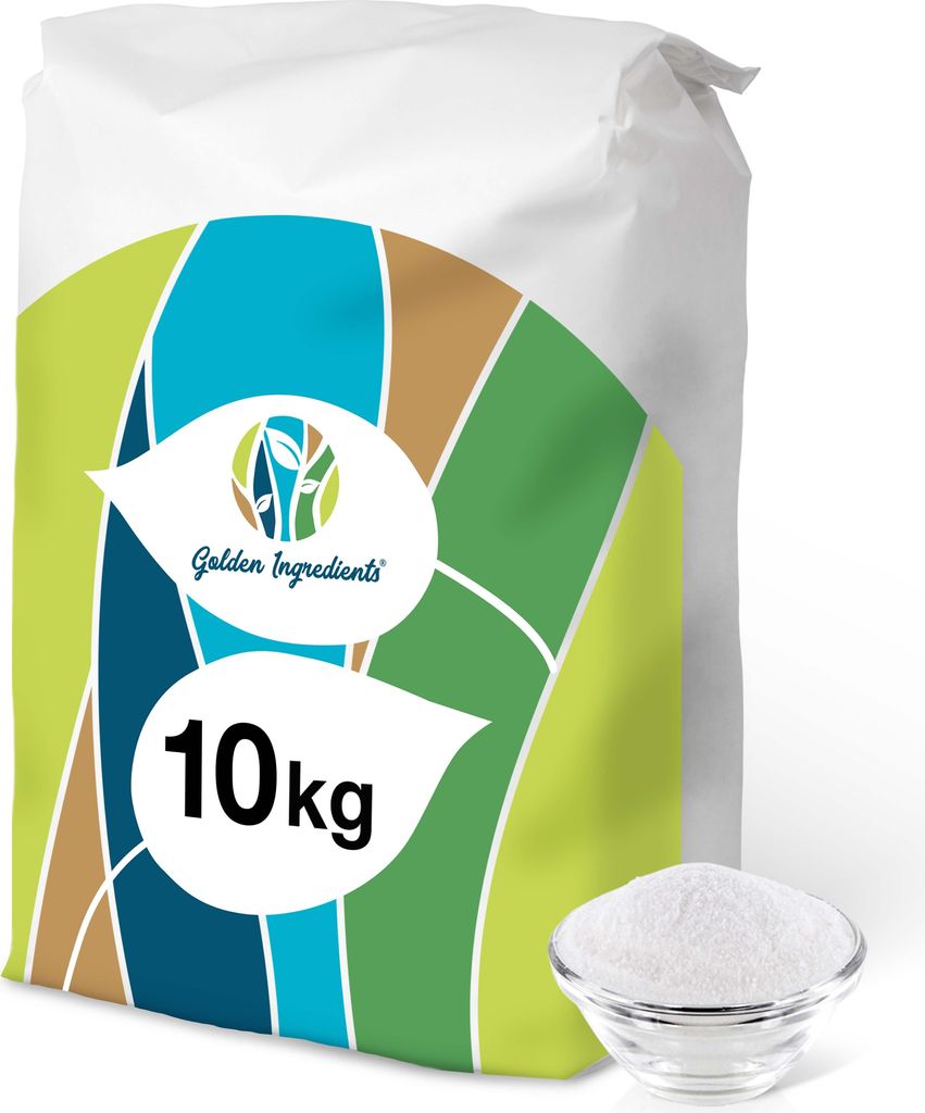 Golden Ingredients Vitamin C Pulver 10 kg reine Ascorbinsäure ohne Zusätze hochdosiert vegan und ohne Gentechnik
