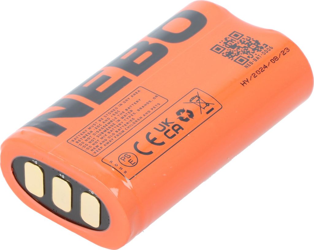 NEBO NEB-BAT-0006-G, Wiederaufladbarer Akku, Lithium-Ion Produktbild 