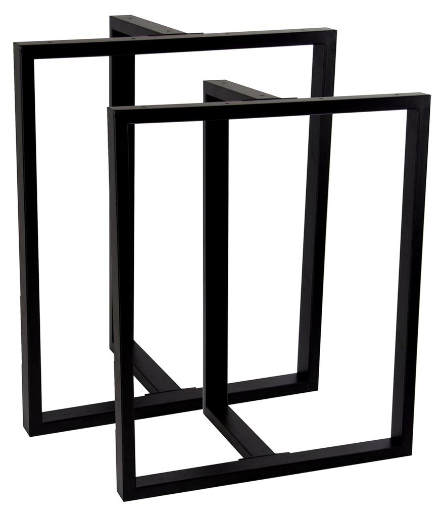 Tisch-Kufen T-Form | Schwerlast Tischgestell aus Metall | Stabile Möbel-Kufen | Tischbeine für Esstisch & Schreibtisch | Tischfüße in Schwarz |...