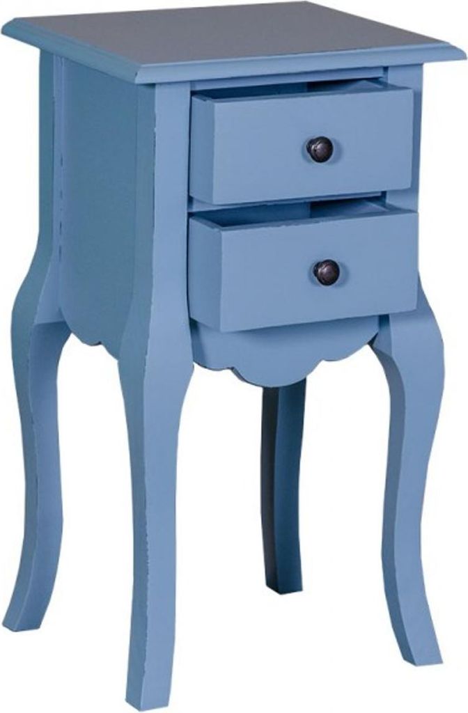 Casa Padrino Barock Kommode mit 2 Schubladen 40 cm - Jugendstil Landhaus Stil Möbel - Nachttisch Schrank