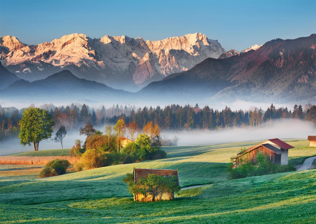 Schmidt Puzzle Garmisch-Partenkirchen Murnauer Moos - 1000 Teile