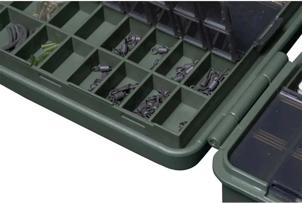 Tackle Box RidgeMonkey Armoury Lite avec 57 Compartiments de Rangement - 9