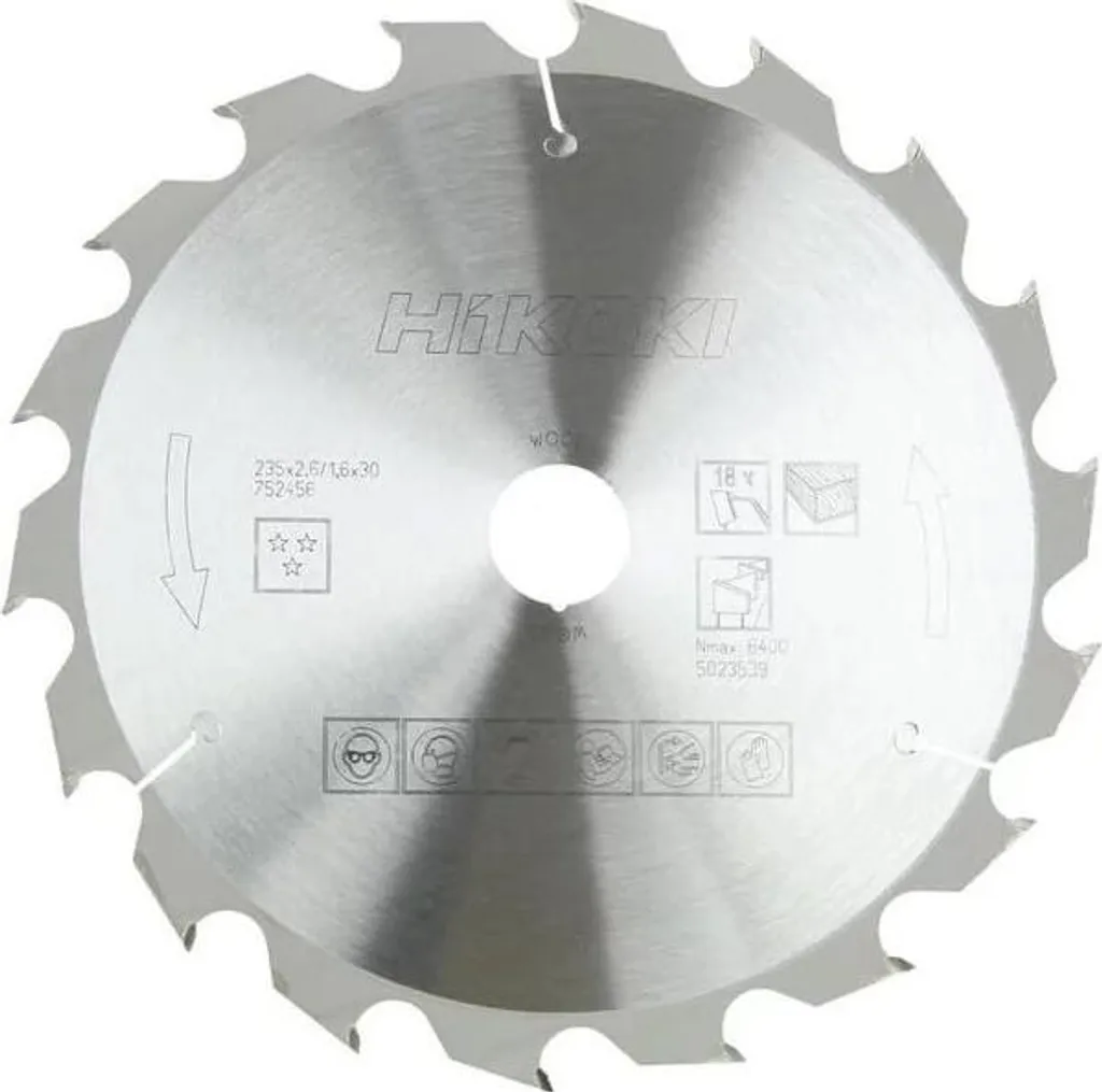 Lame HiKOKI 190 mm 36 dents alésage 30mm pour des coupes de bois nettes