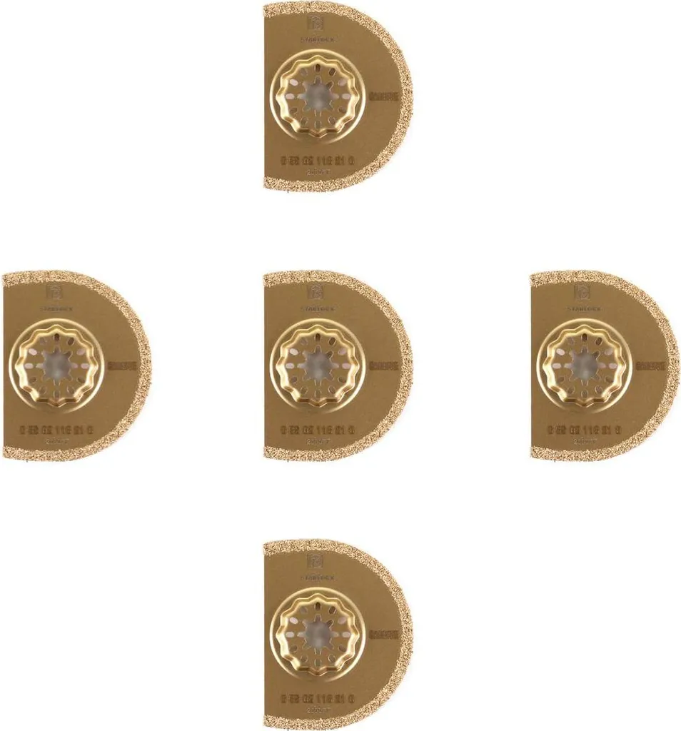 Fein 5x lame de scie carbure Starlock 75mm 63502118230 haute précision