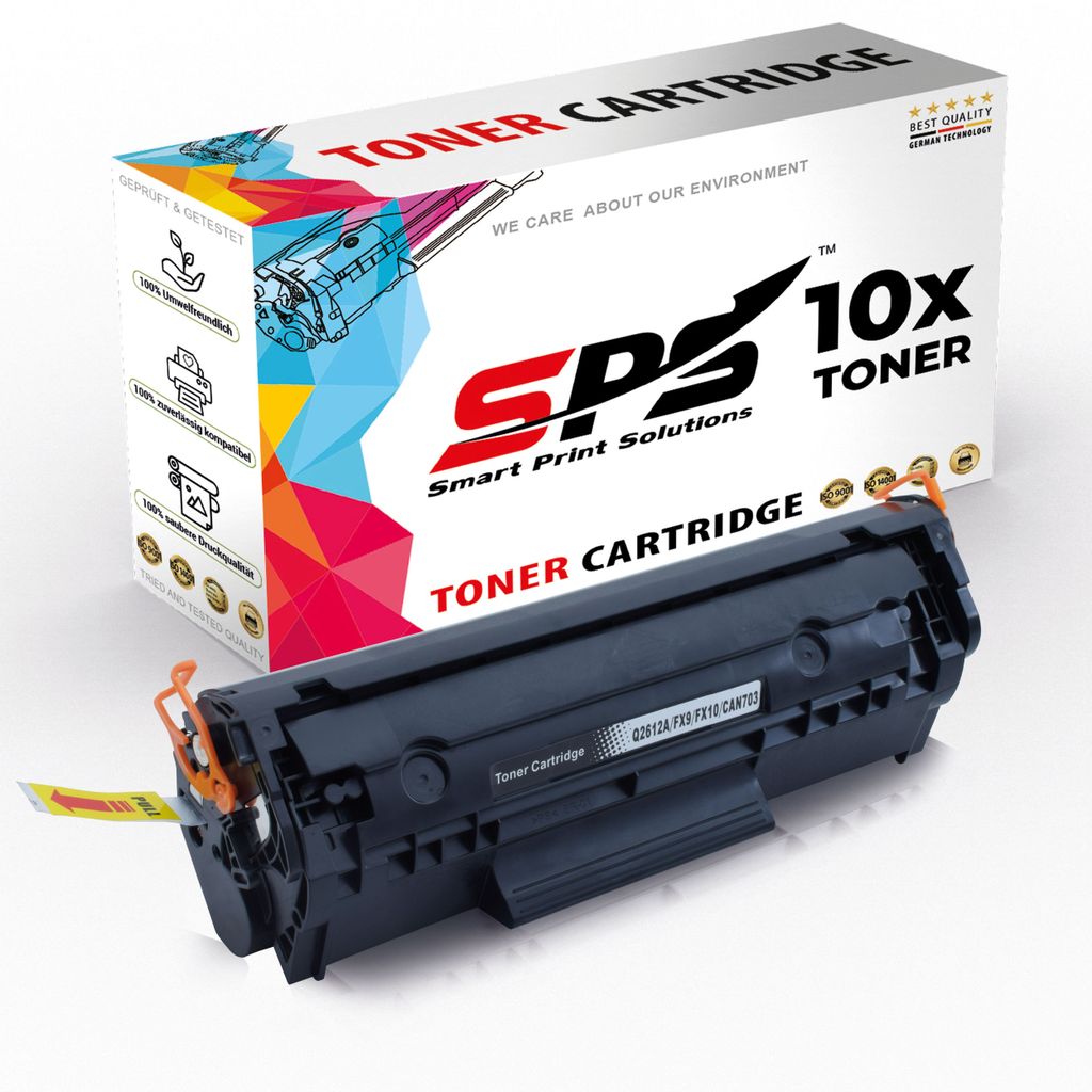 10x Toner 12A Q2612A Schwarz Kompatibel für HP Laserjet 3030 Drucker