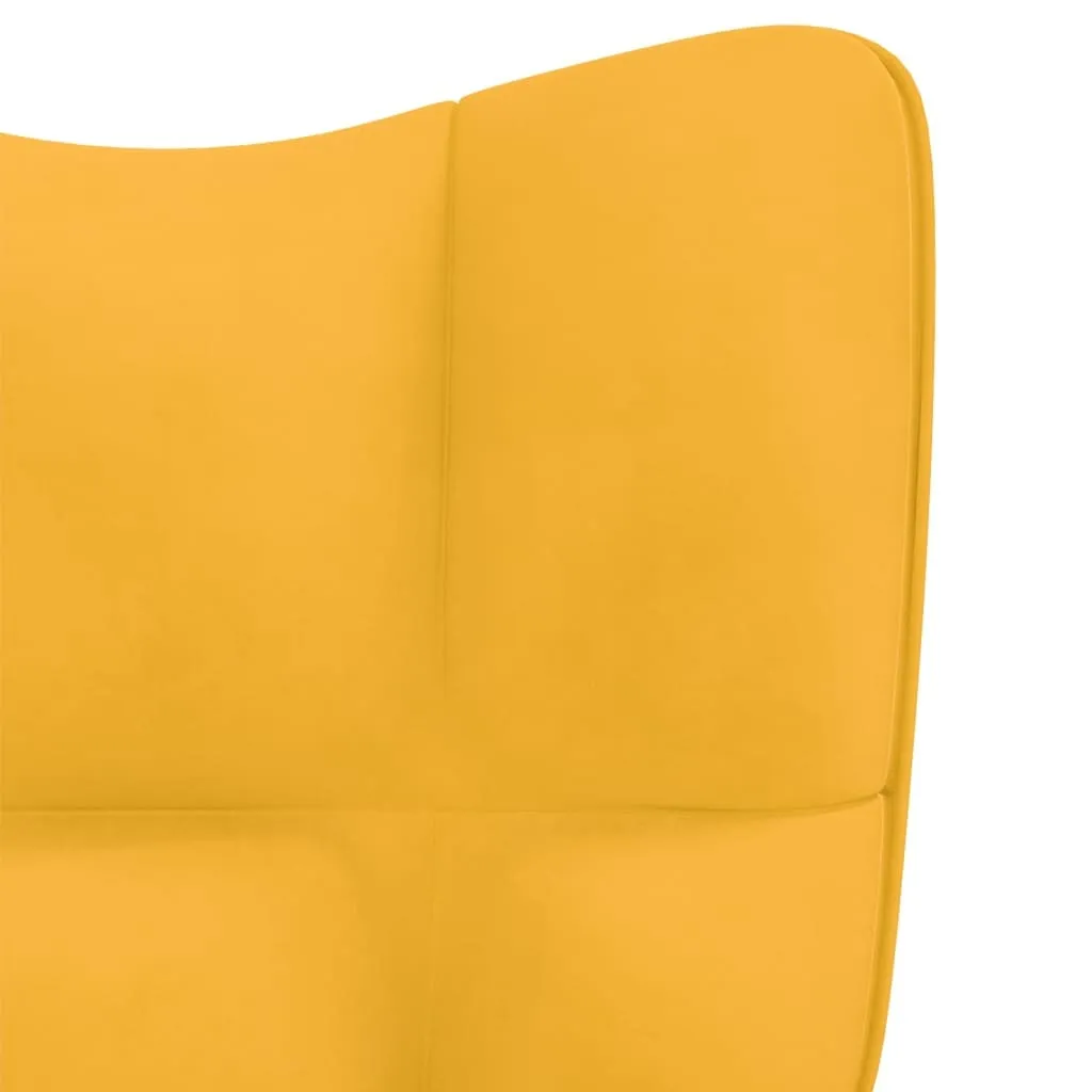 SYFAX™ Poltrona Relax in Velluto Giallo - Alta Qualità e Comfort Top - 5