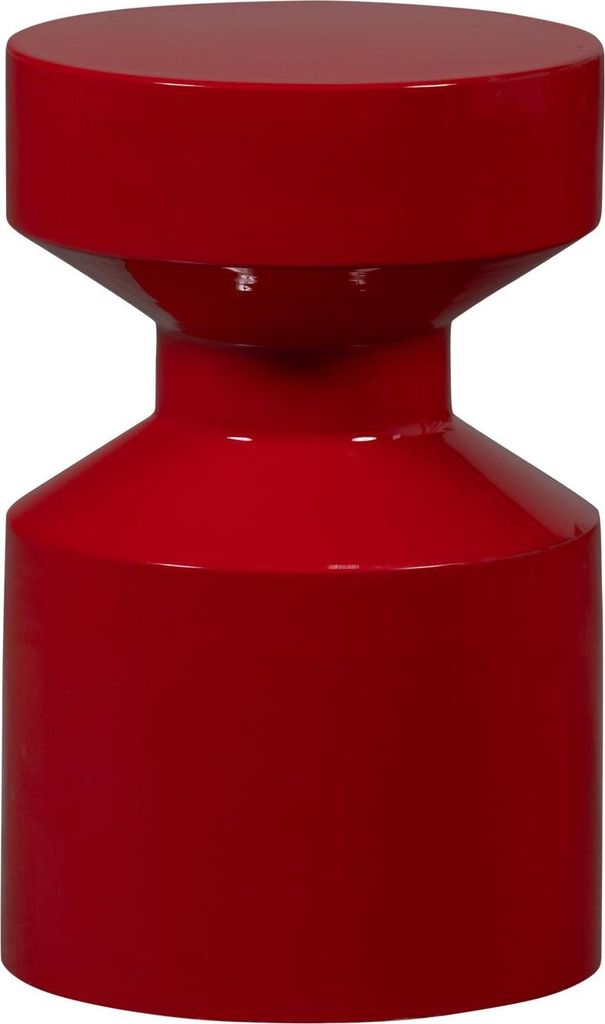 ferry beistelltisch metall rot