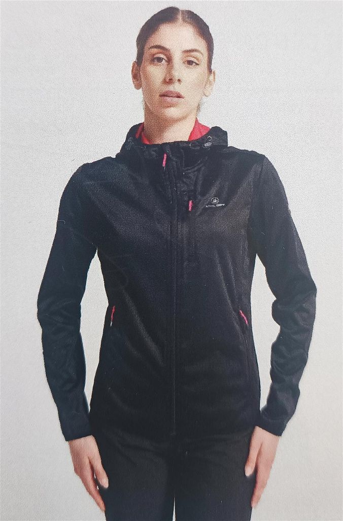 ATHL DPT. Valeria Damen Softshelljacke/ Outdoorjacke mit Kapuze Dunkelblau Gr. XXL