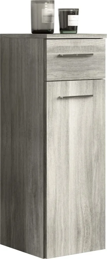 Étagère écologique Rootz en bois massif argenté - Design 30x85x31 cm